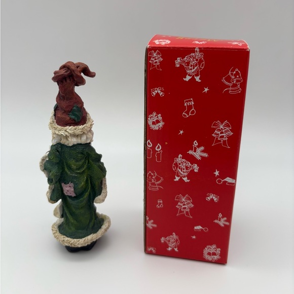 Collectible Santa Figurine With Scroll List - Picture 3 of 9